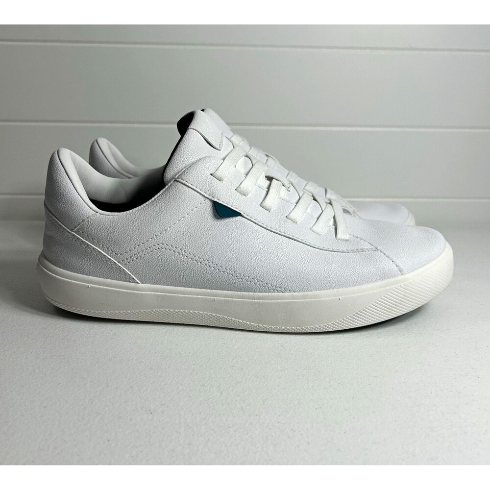 Vessi Soho Sneaker 2 Women’s Lace Up Low Top Sneakers White/Blue Solid